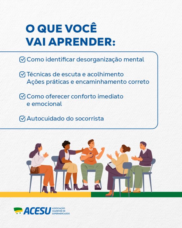 Primeiros Socorros Psicológicos e atenção a sinais de desorganização mental - Imagem 2