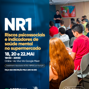 NR1 - riscos psicossociais e indicadores de saúde mental no supermercado